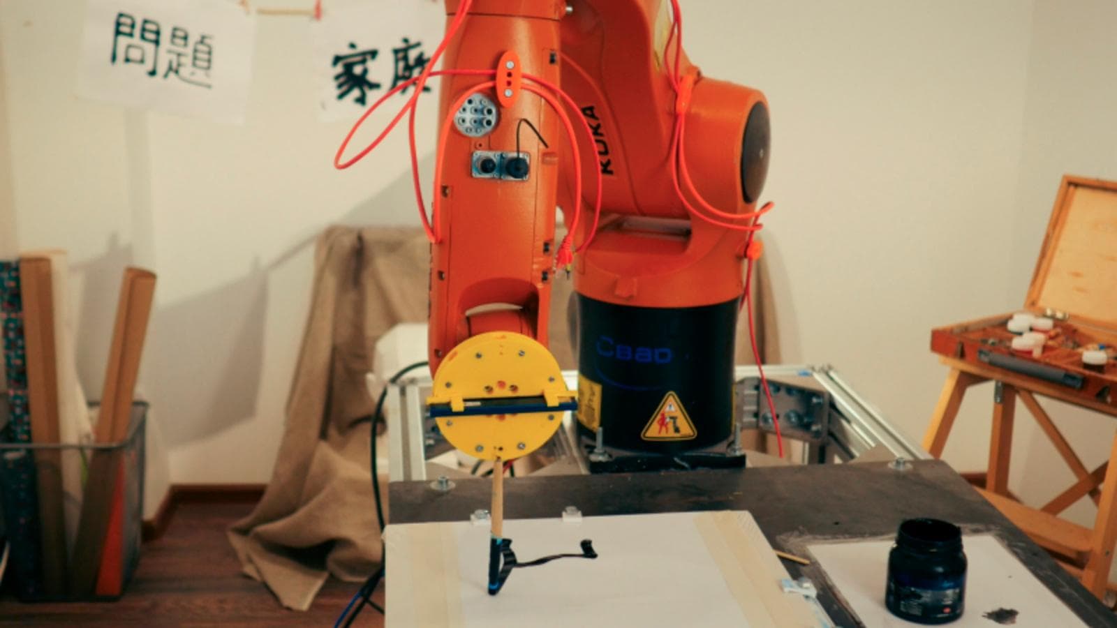 Gaka-Chu: A Self-Employed Autonomous Robot Artist